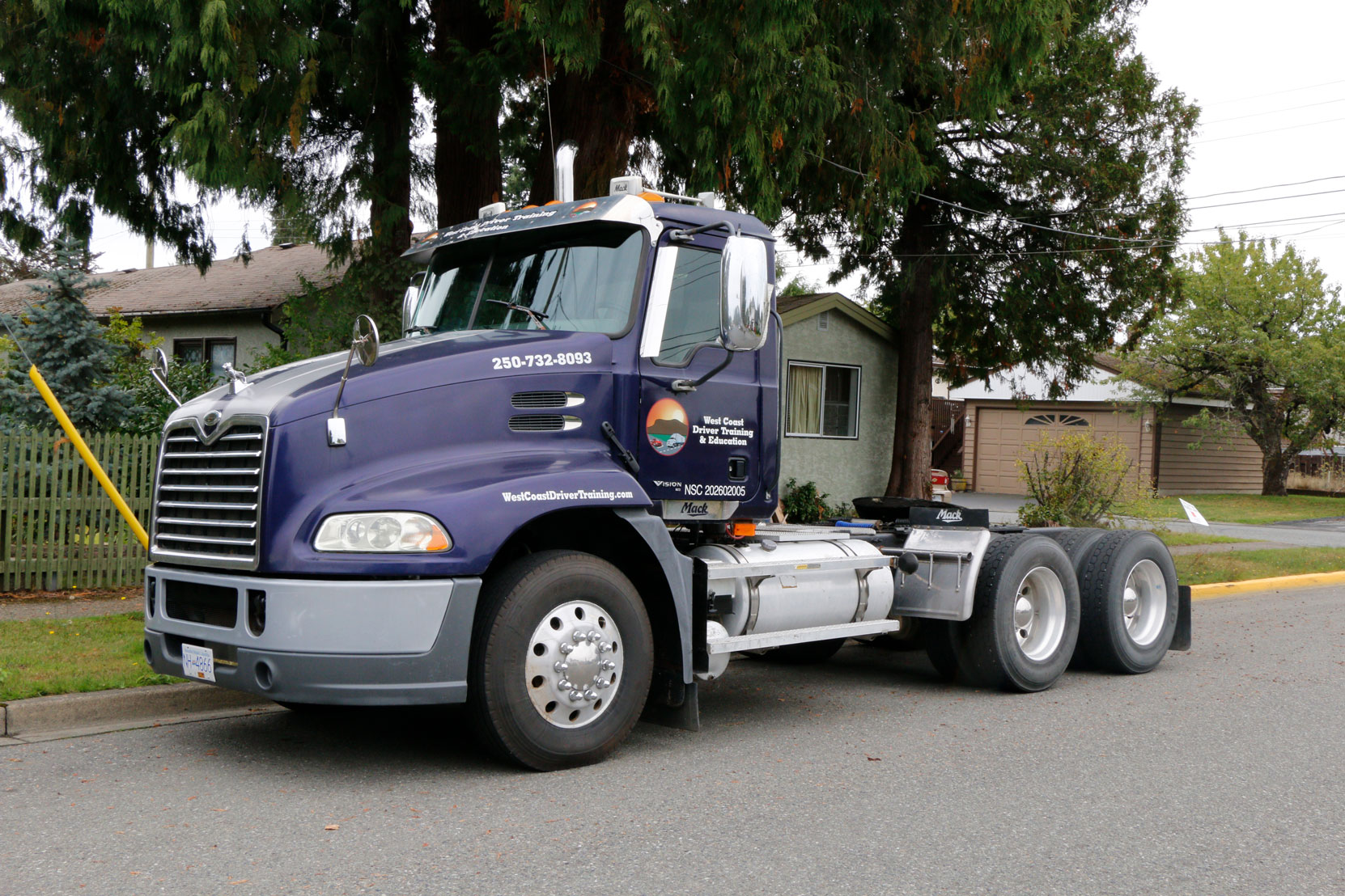 Our Mack Vision day cab which we use for Class 3 training.