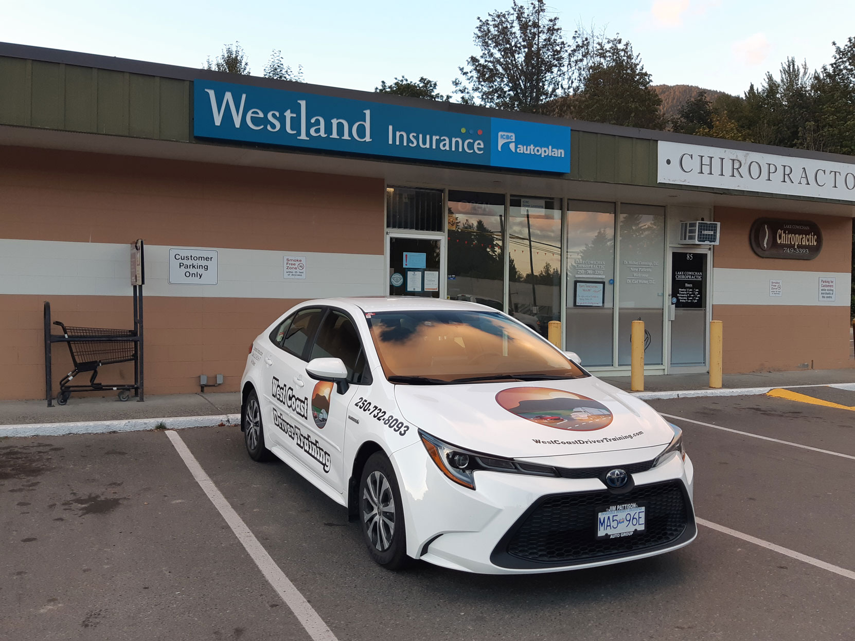 You can write the Air Brakes written test at Westland Insurance, 87 Darnell Road, Lake Cowichan B.C. [Photo: West Coast Driver Training]